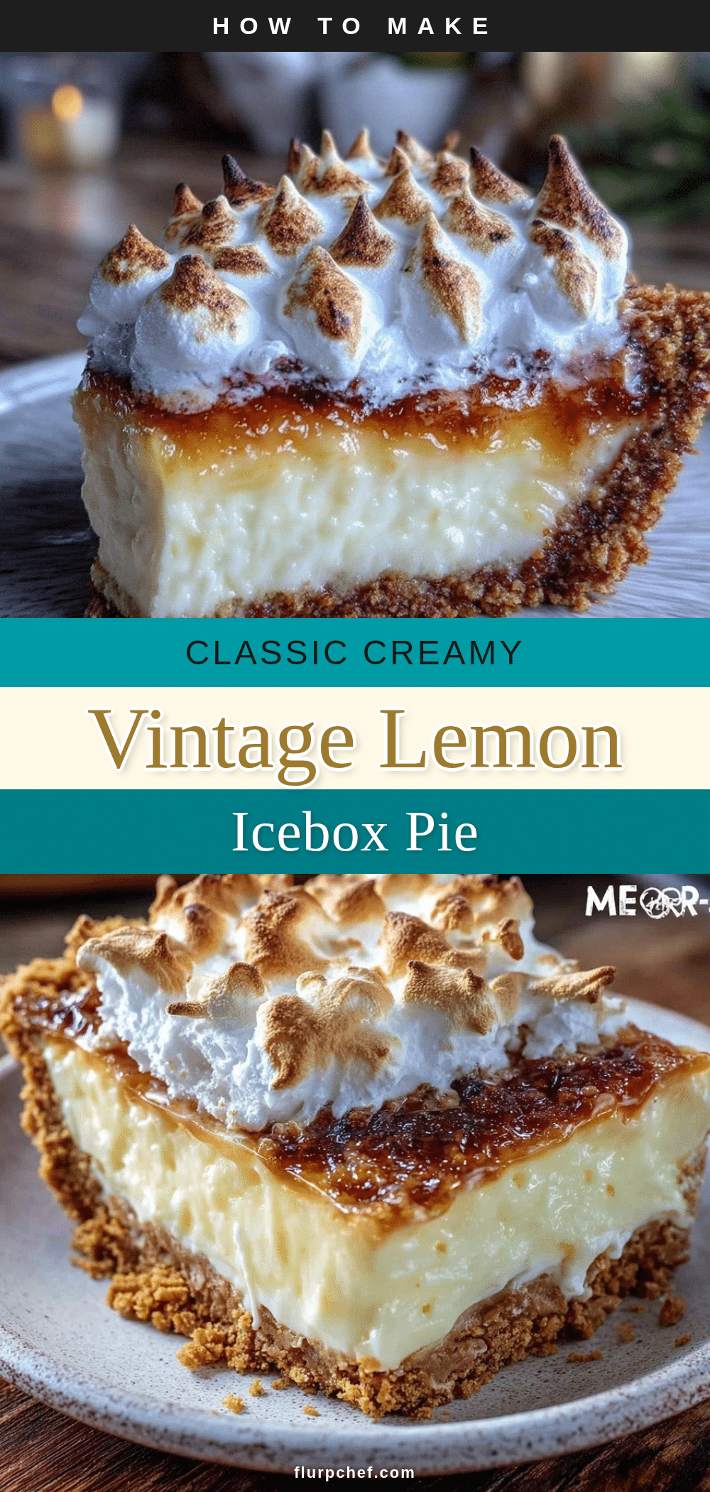 Classic Creamy Vintage Lemon Icebox Pie recipe