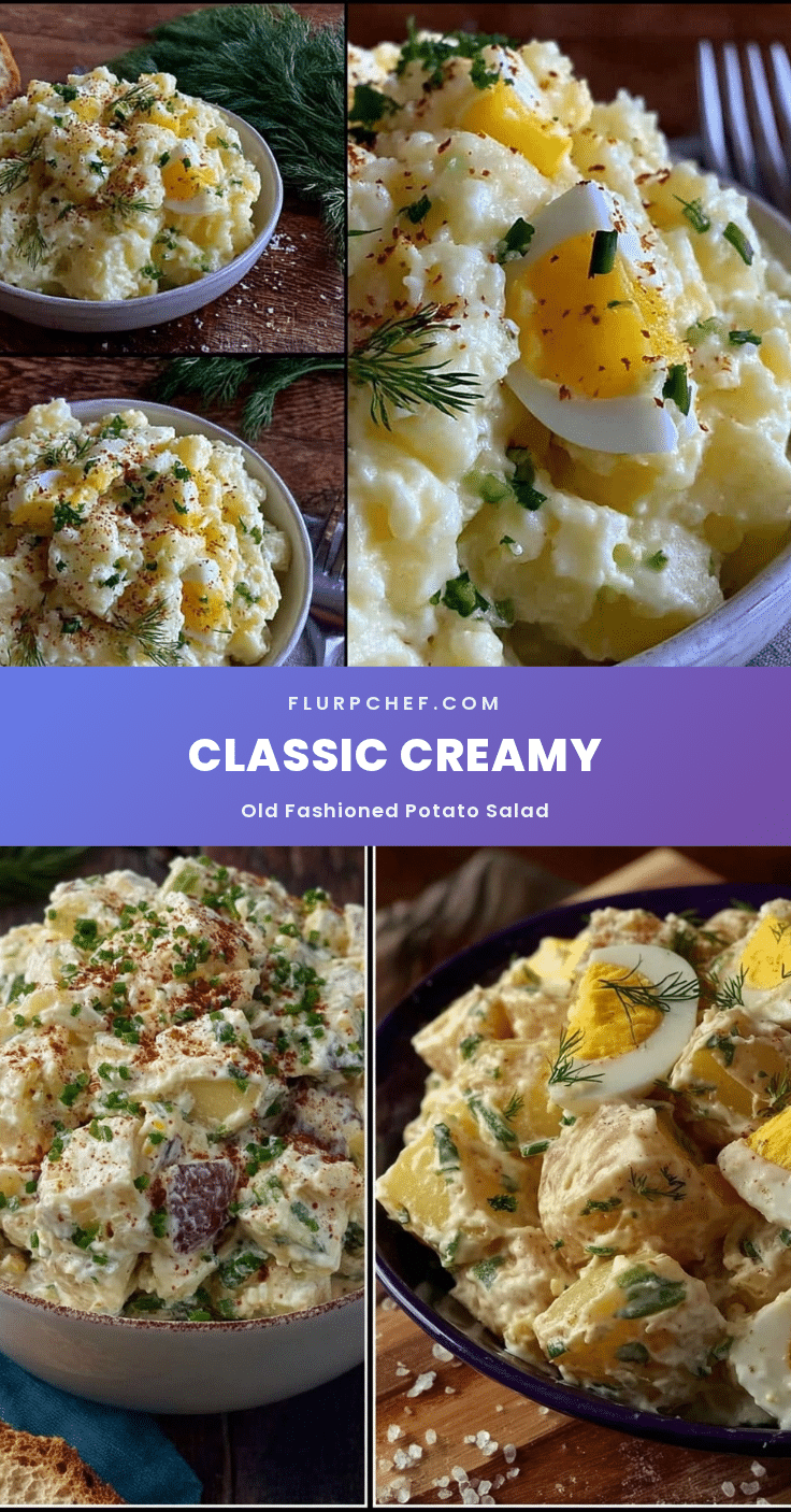 classic homemade old fashioned potato salad with eggs recipe