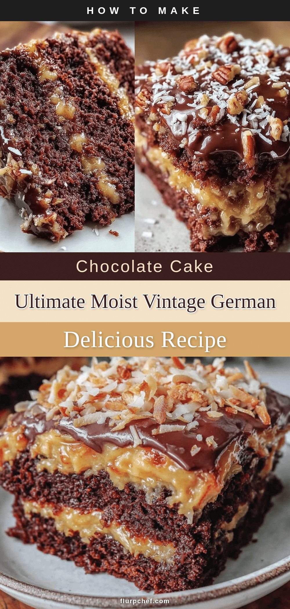 classic vintage german chocolate cake recipe