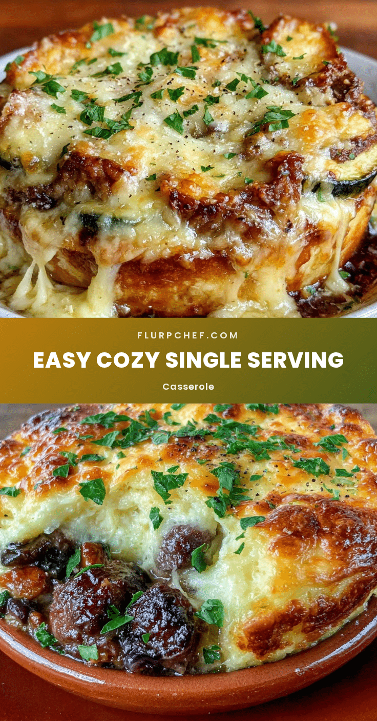 cozy single serving casserole recipe