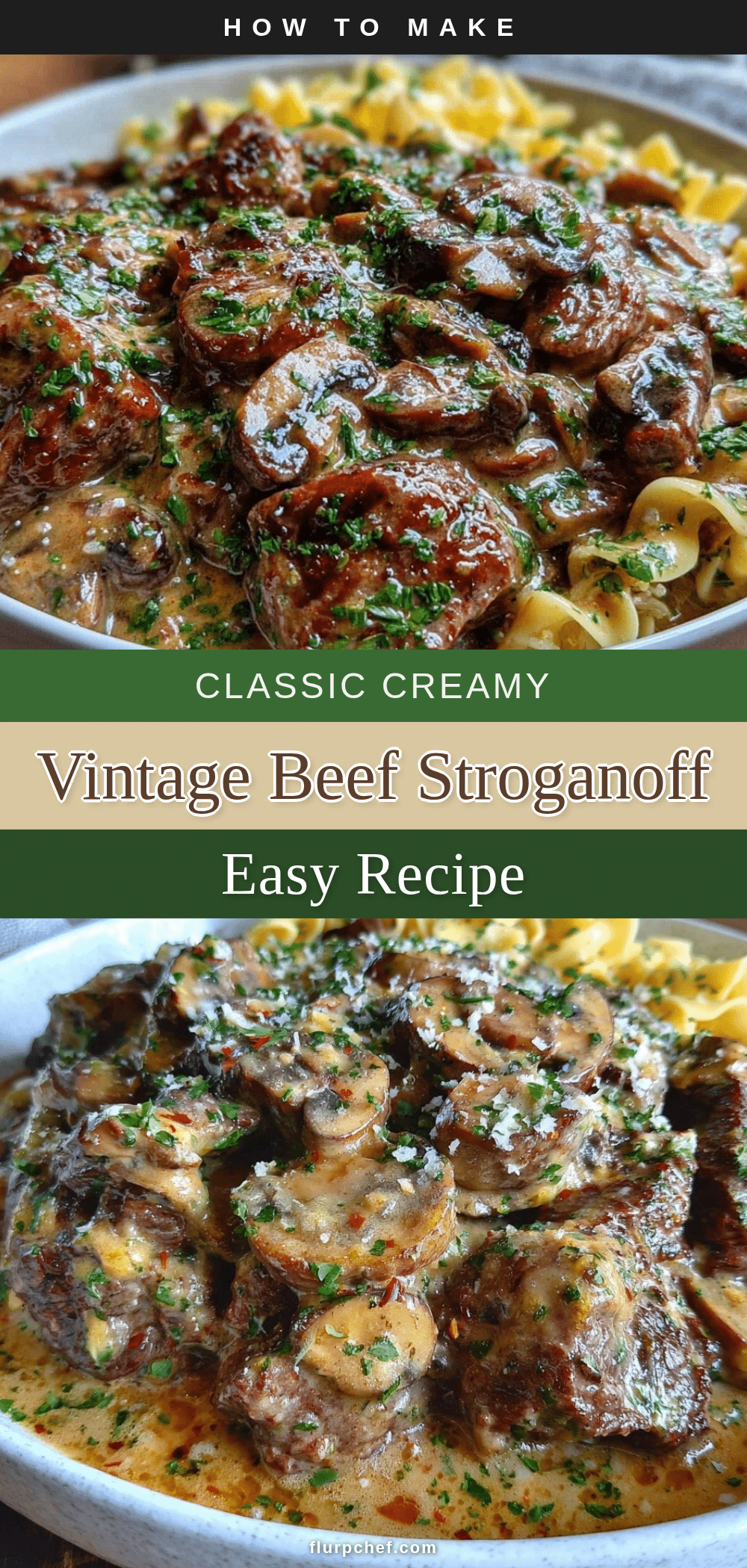 creamy beef stroganoff recipe