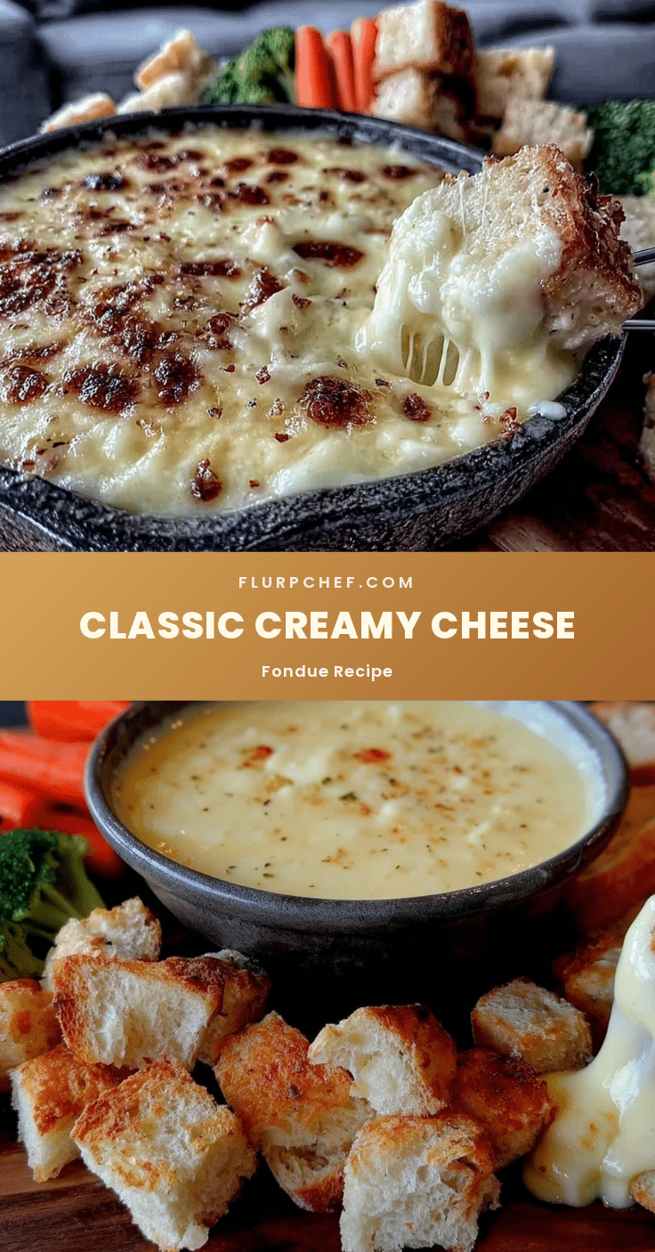 creamy cheese fondue recipe