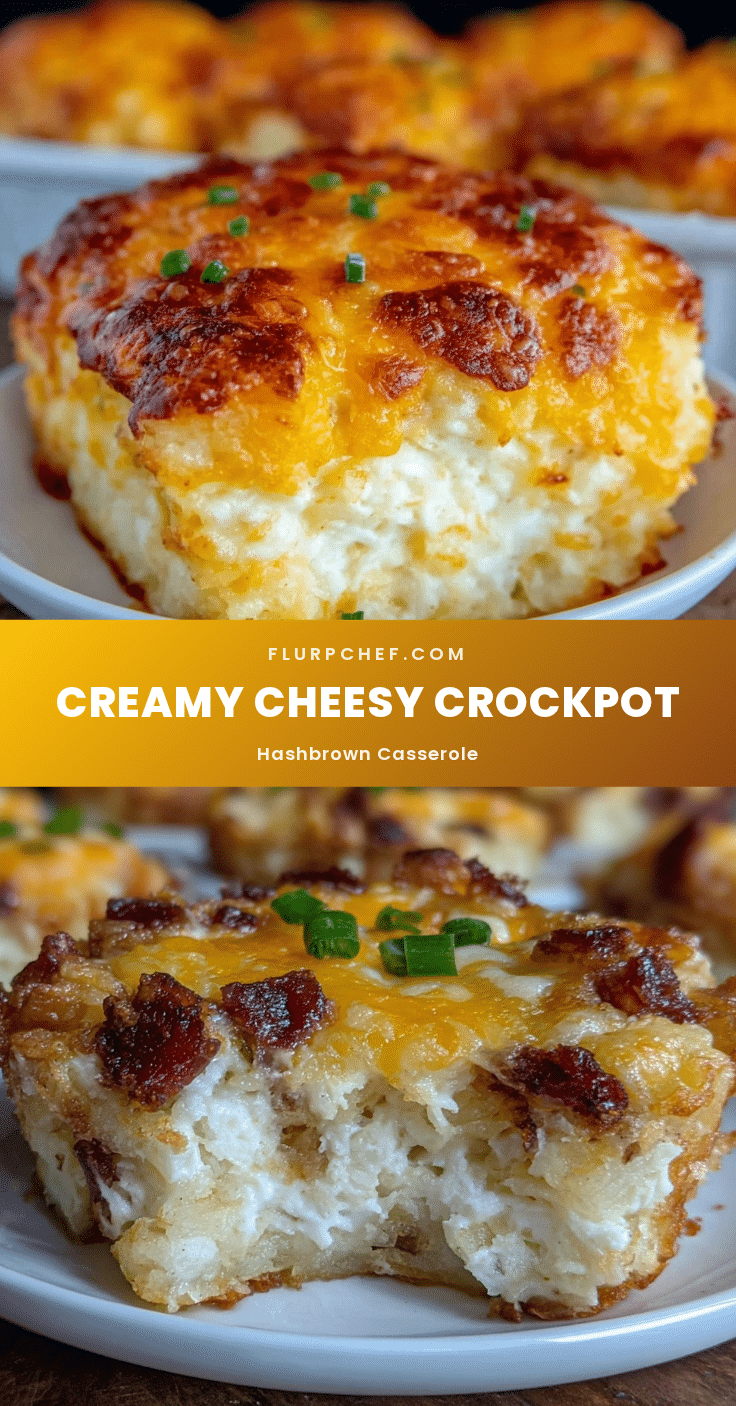 creamy crockpot hashbrown casserole recipe
