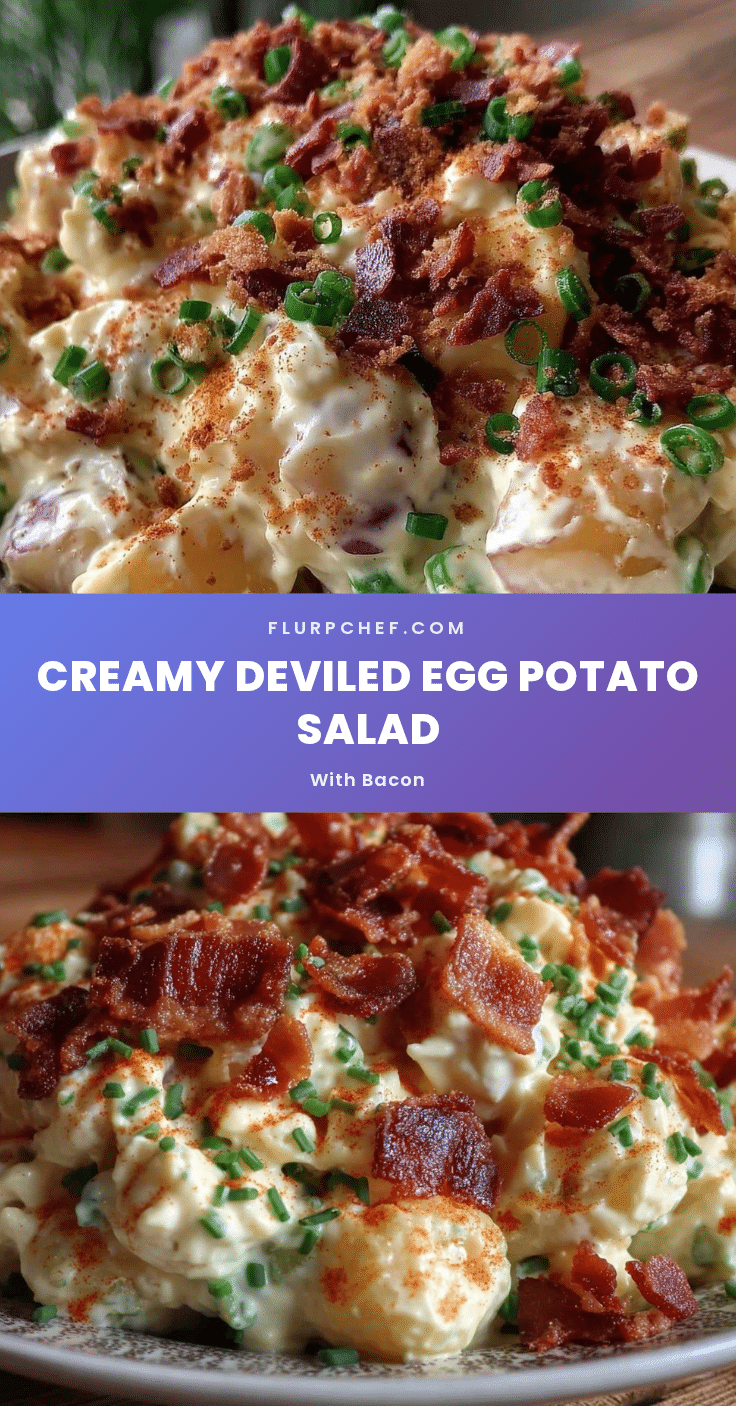 creamy deviled egg potato salad recipe