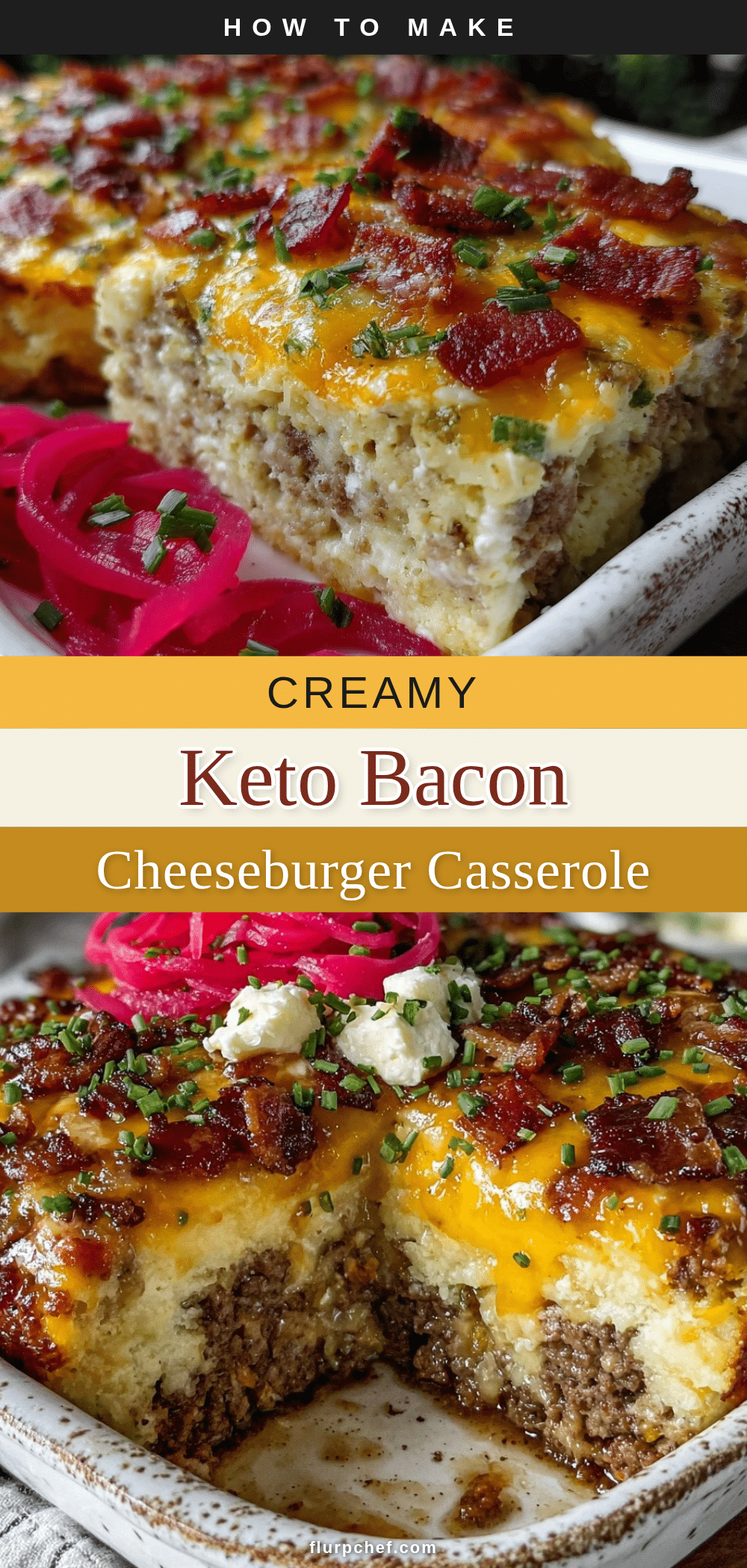 creamy keto bacon cheeseburger casserole recipe