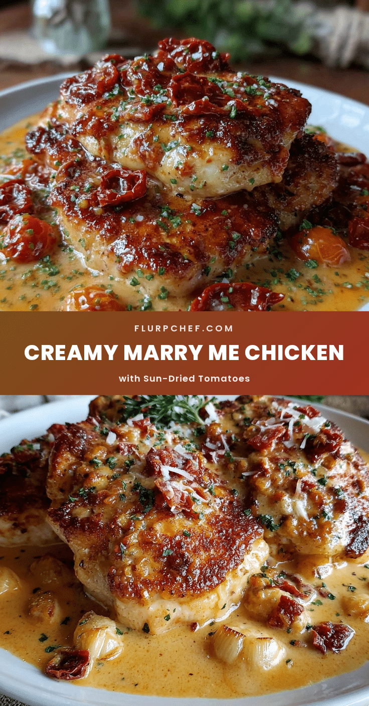 creamy marry me chicken recipe