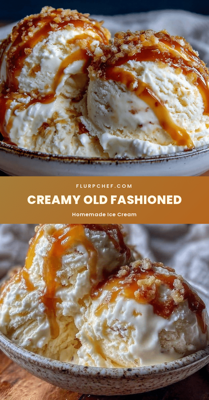creamy old fashioned homemade ice cream recipe