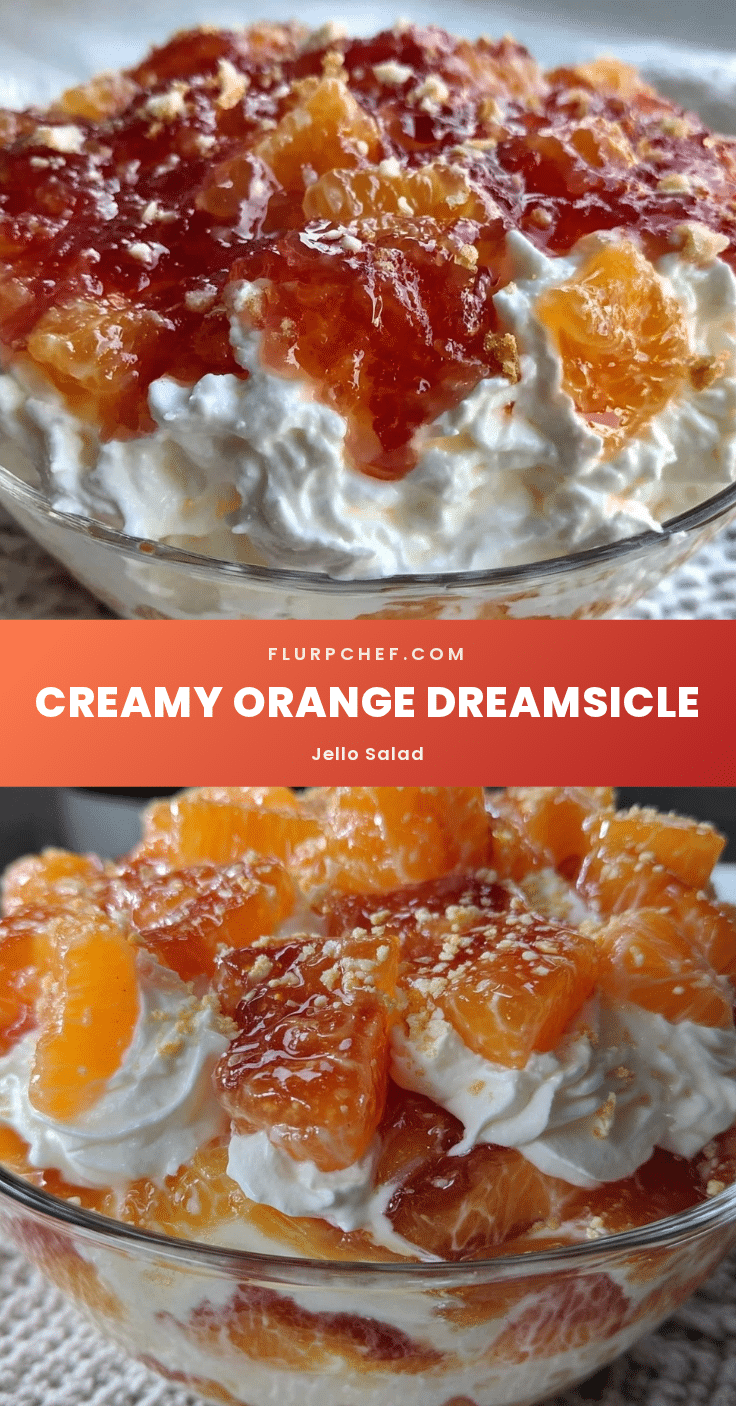 creamy orange dreamsicle jello salad recipe