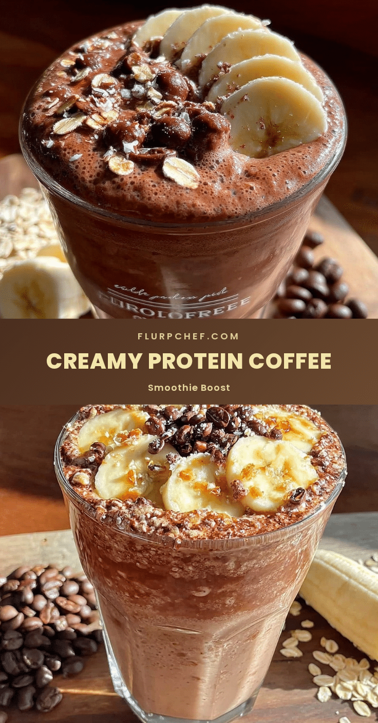 creamy protein coffee smoothie recipe