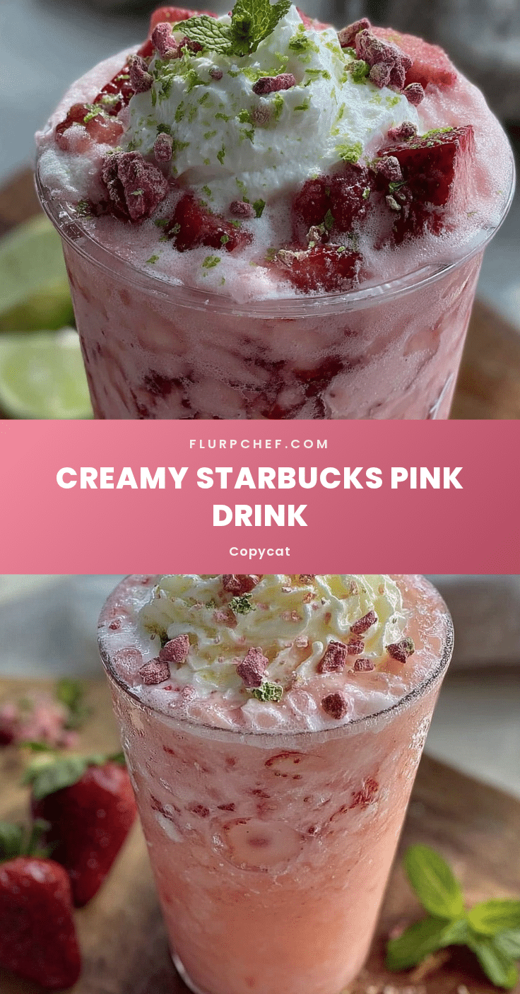creamy starbucks pink drink copycat recipe