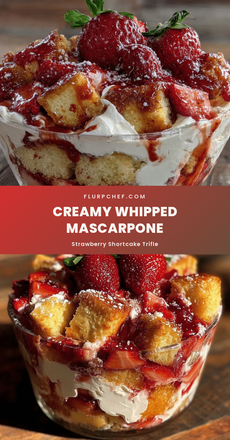 creamy strawberry shortcake trifle recipe