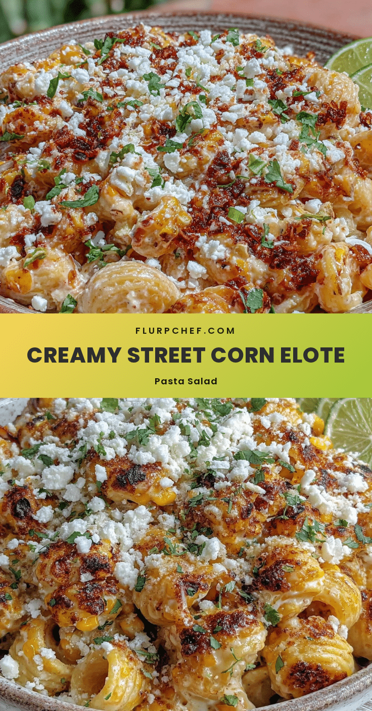 creamy street corn elote pasta salad recipe