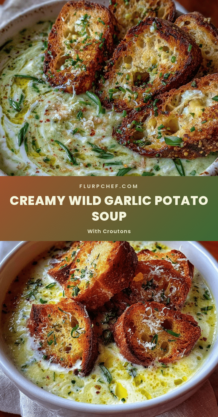 creamy wild garlic and potato soup recipe