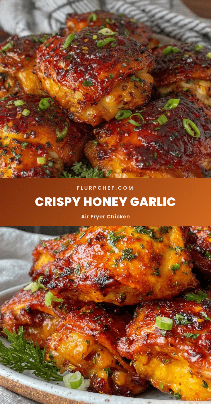 crispy air fryer honey garlic chicken thighs recipe