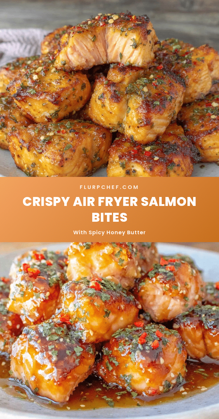 crispy air fryer salmon bites recipe