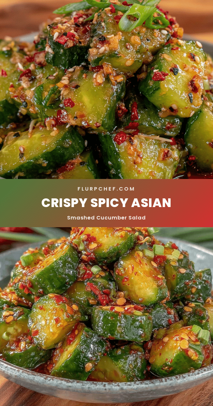 crispy asian smashed cucumber salad recipe