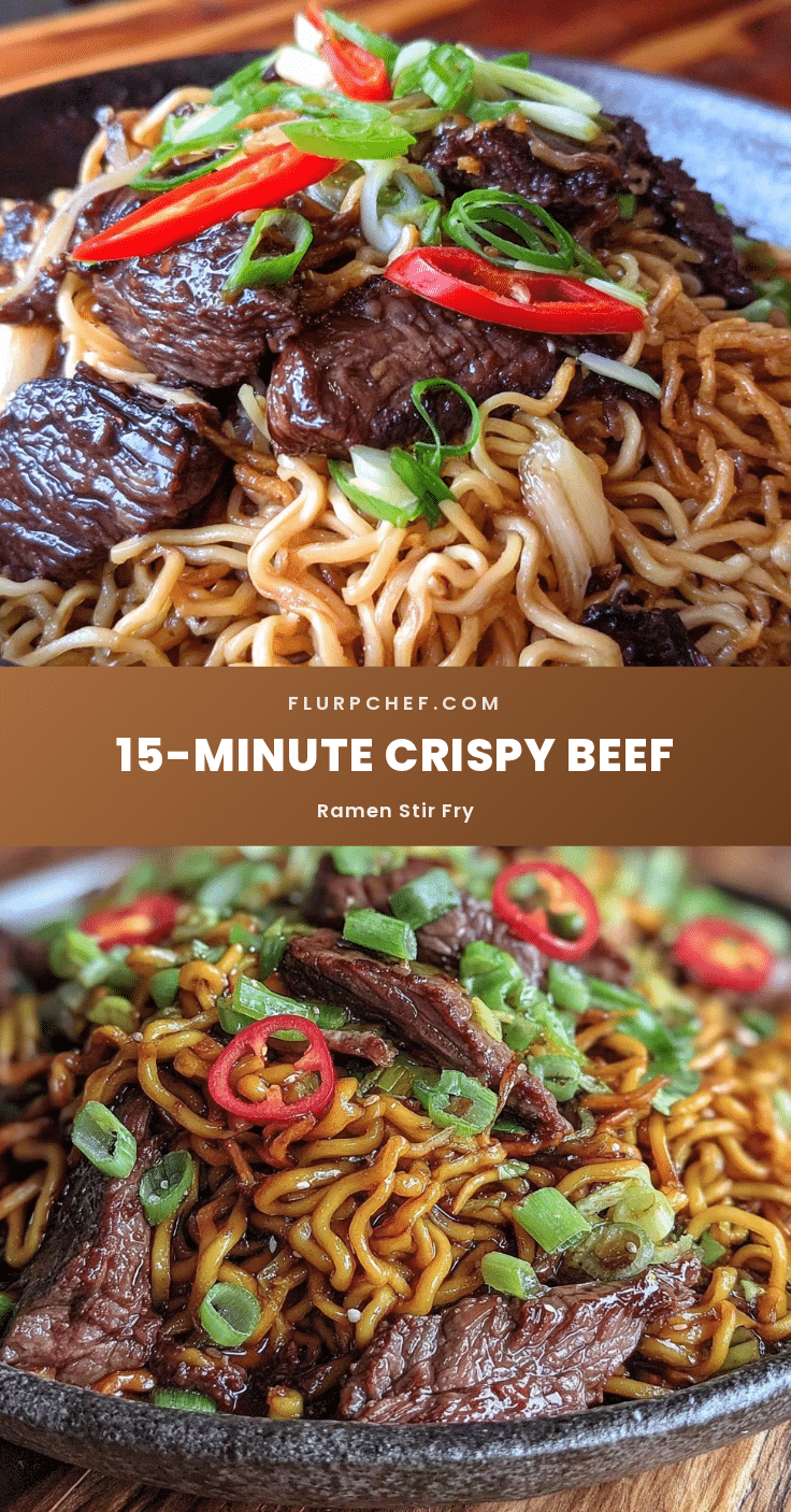 crispy beef ramen stir fry recipe