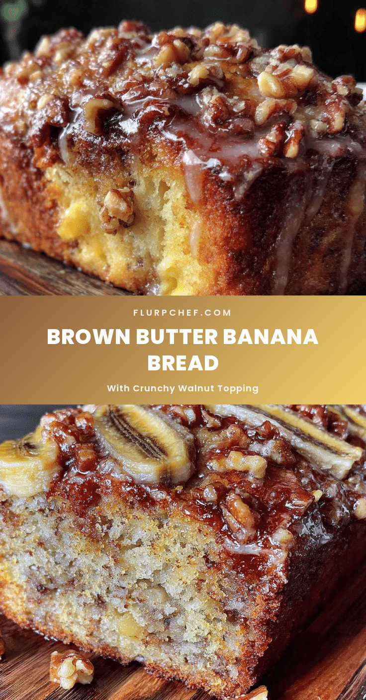 crispy brown butter banana bread recipe