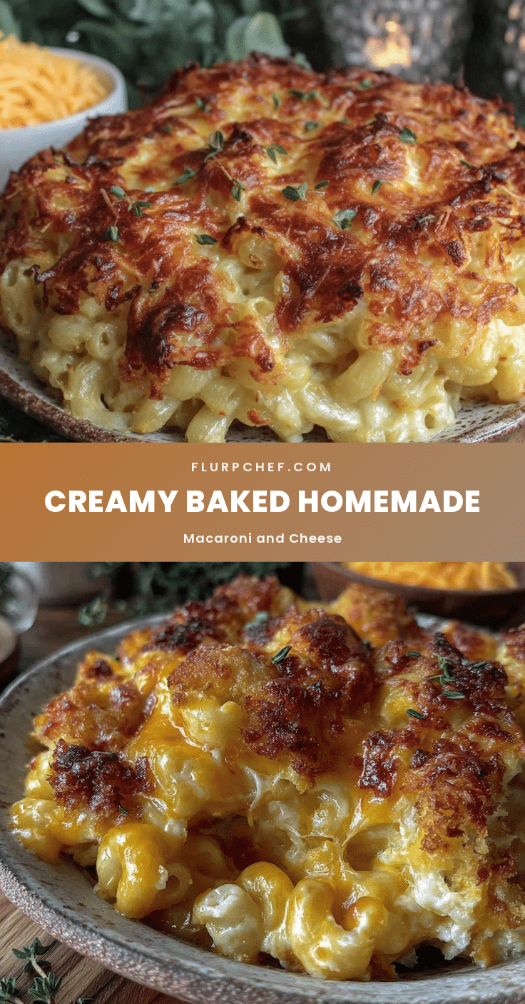 crispy creamy baked homemade macaroni and cheese recipe