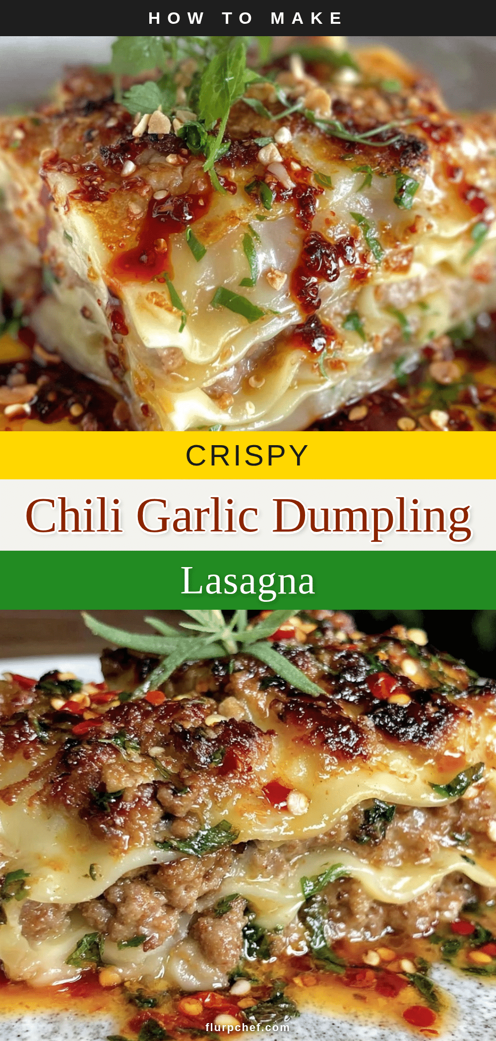 crispy dumpling lasagna recipe