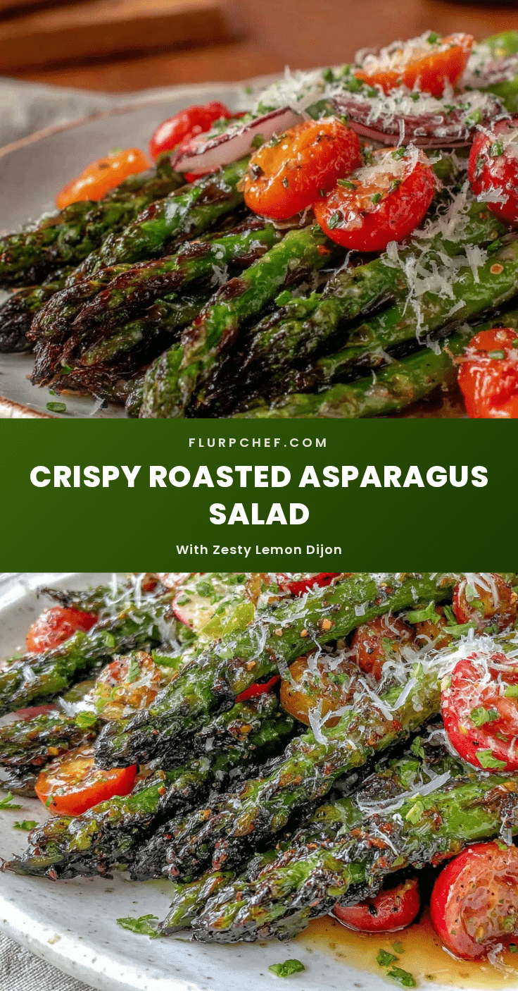 crispy roasted asparagus salad recipe