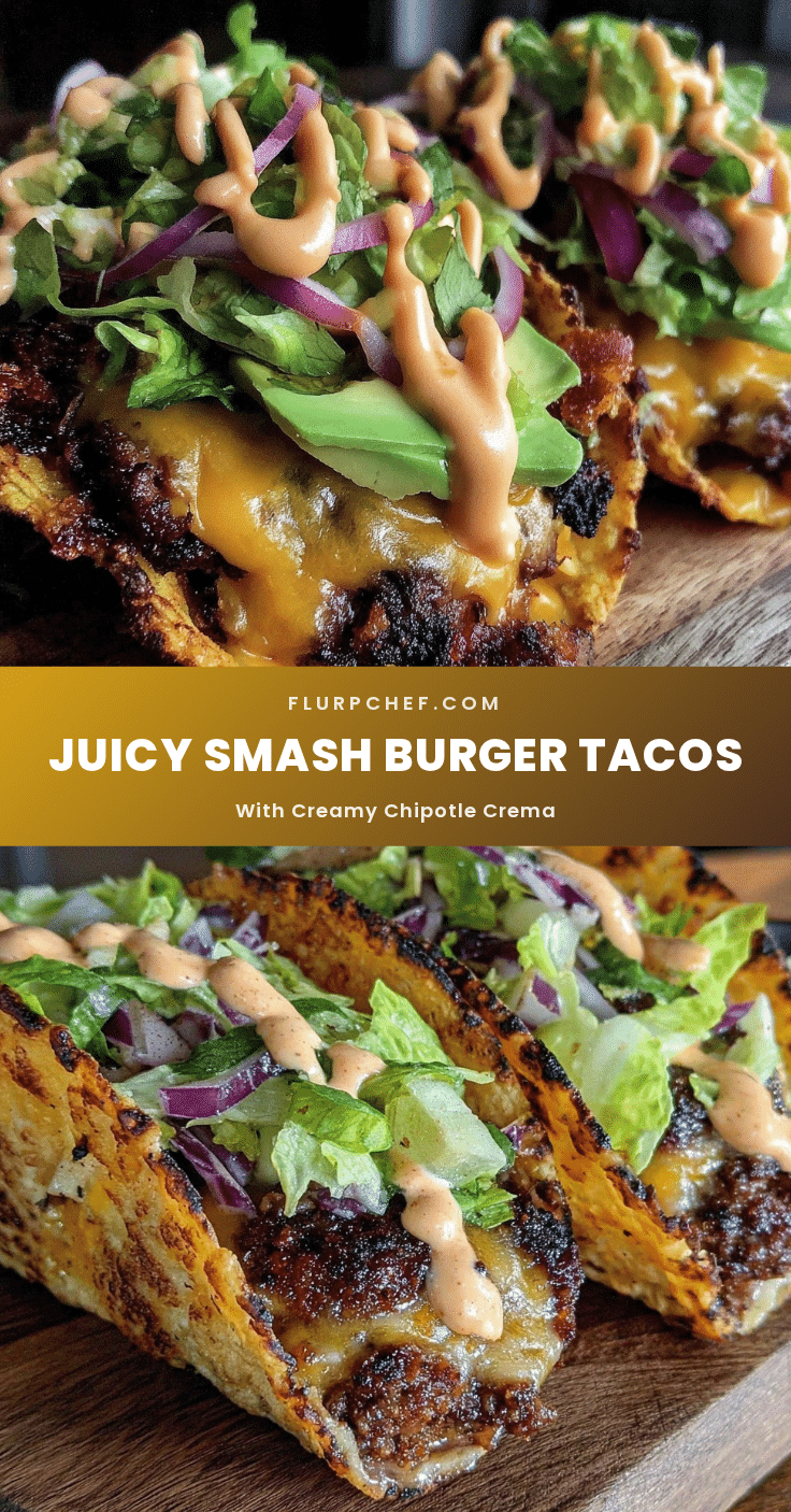 crispy smash burger tacos recipe