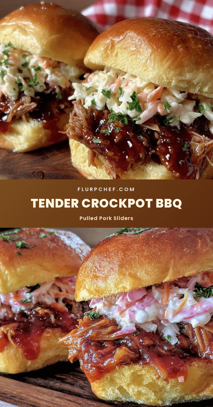 crockpot bbq pulled pork sliders recipe