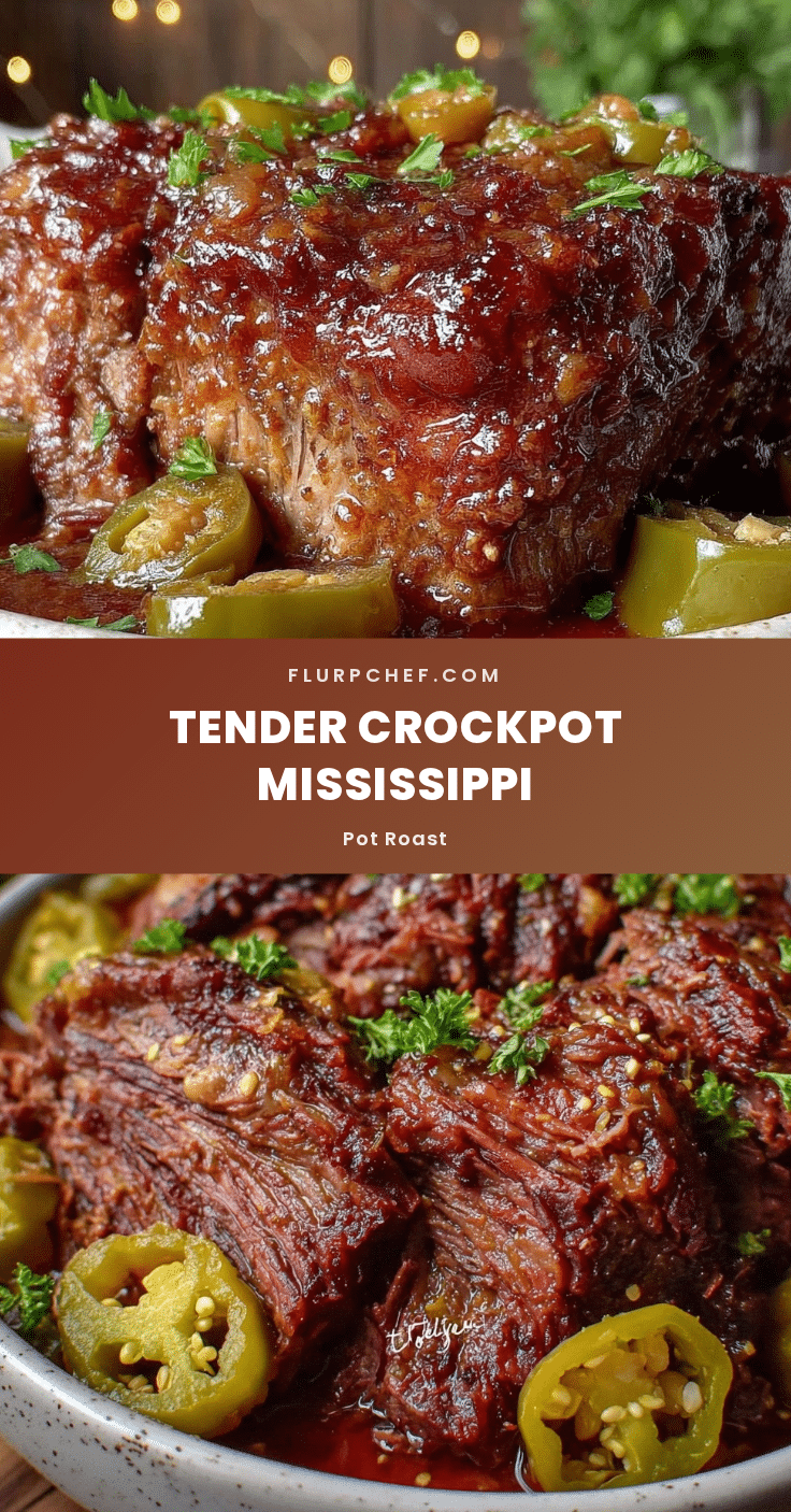 Crockpot Mississippi Pot Roast recipe