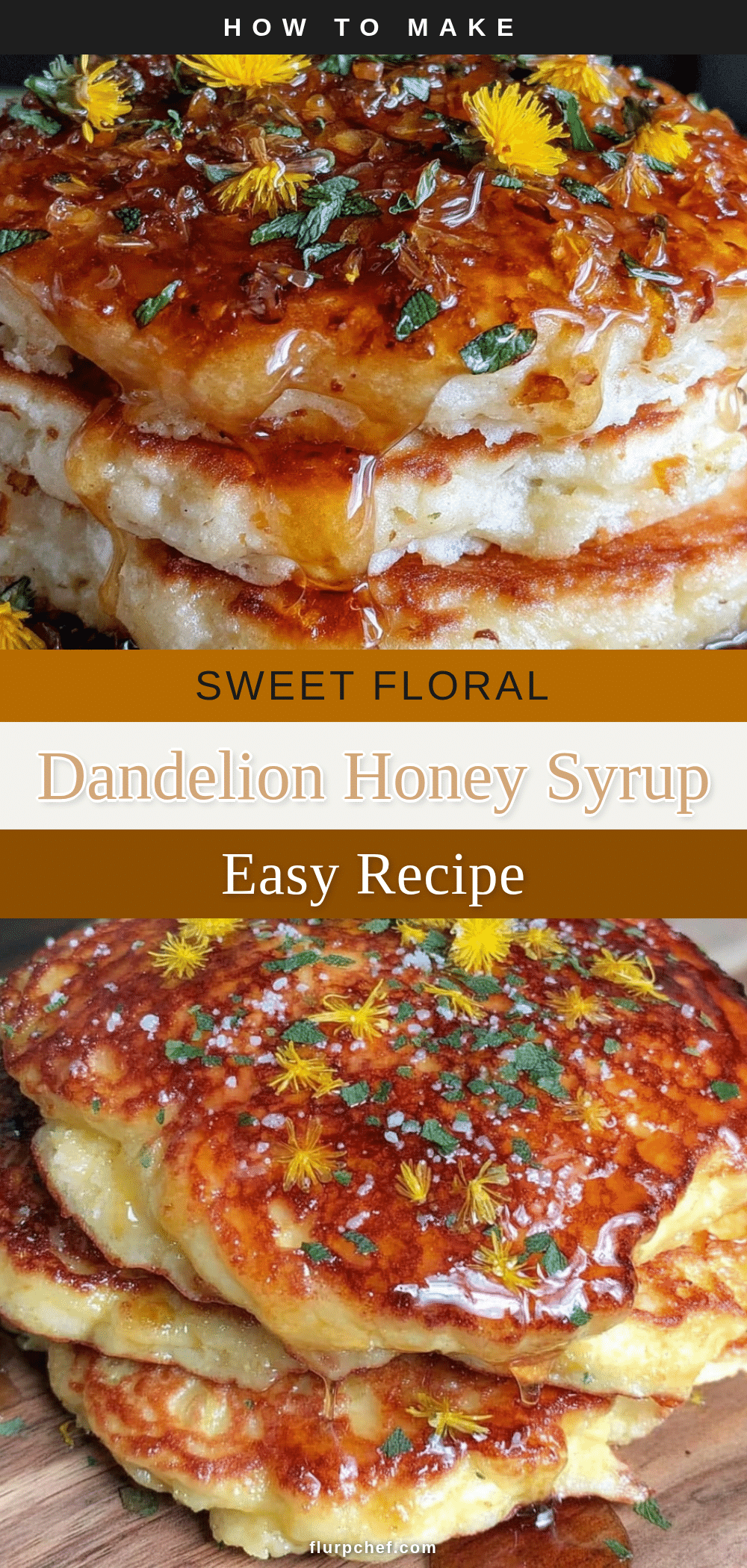 dandelion petal honey syrup recipe