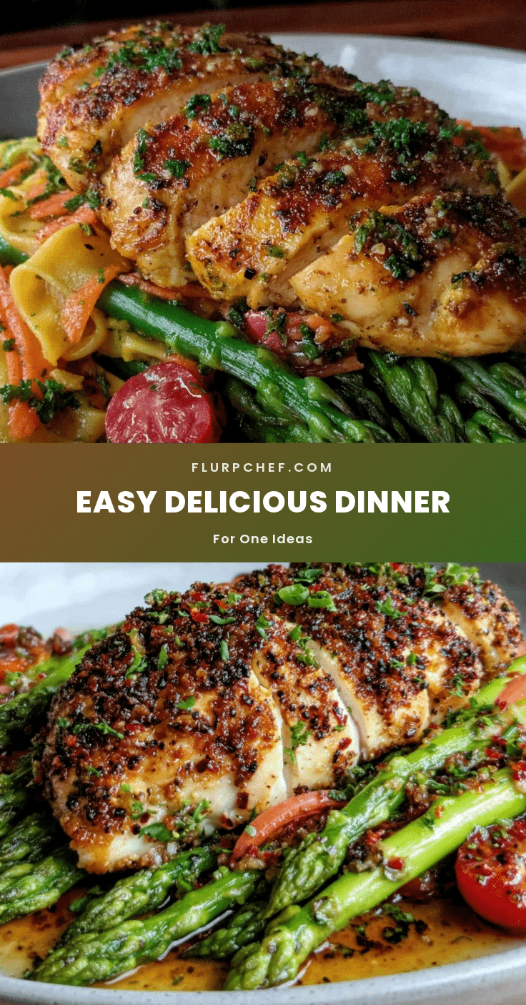 easy delicious dinner for one ideas recipe