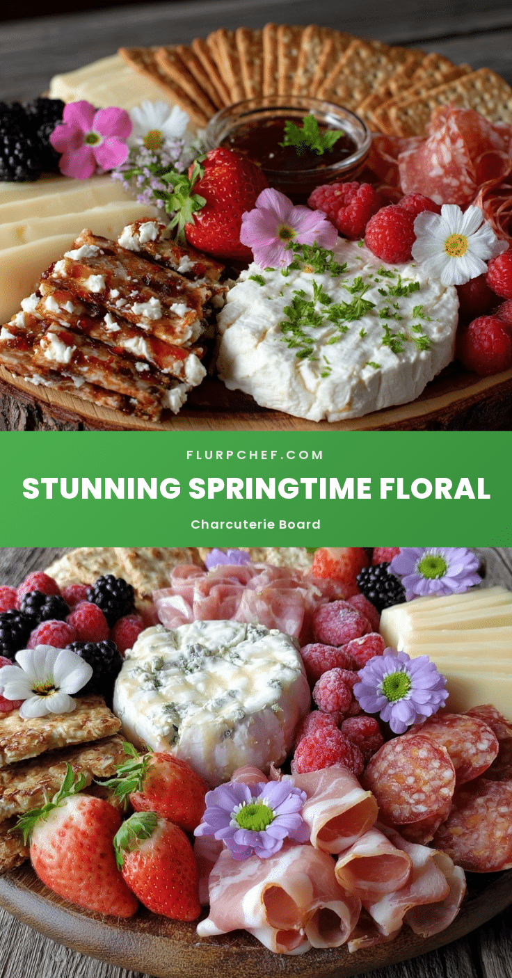 floral charcuterie board recipe