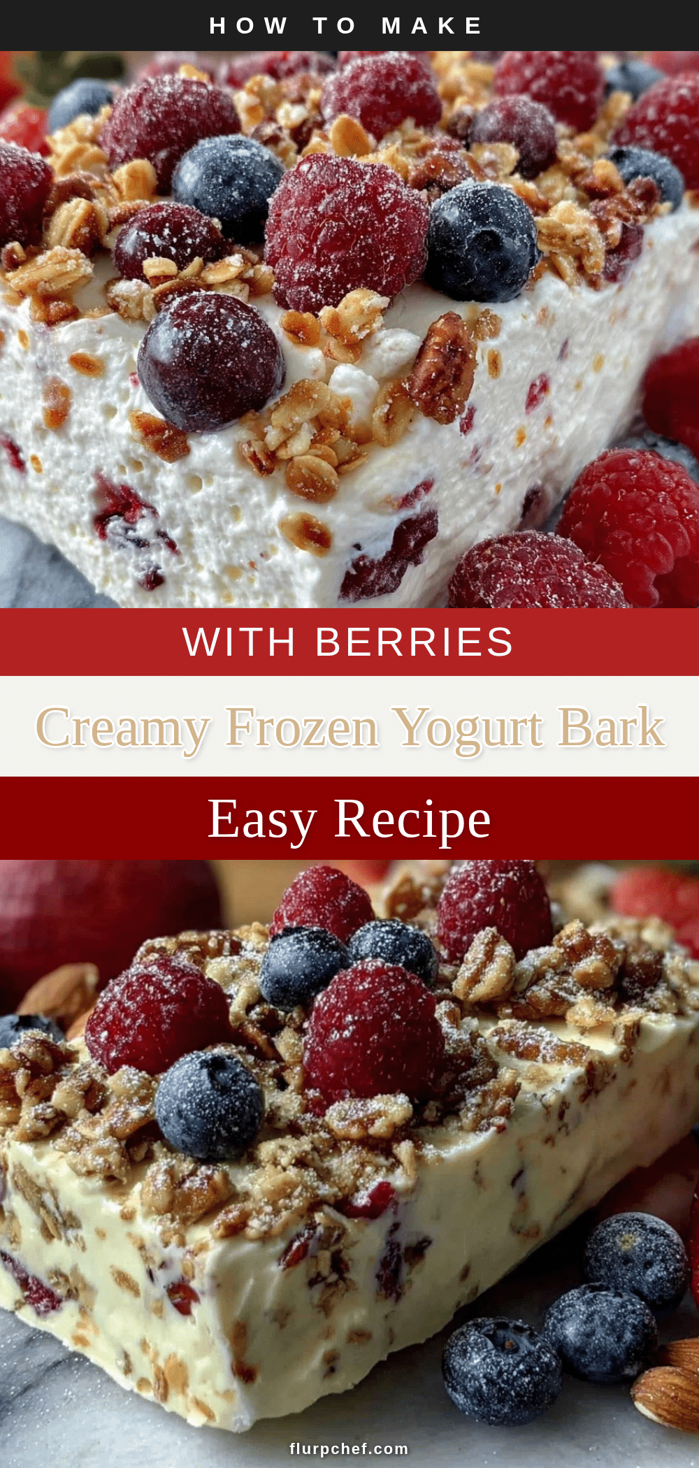 fresh frozen yogurt bark recipe