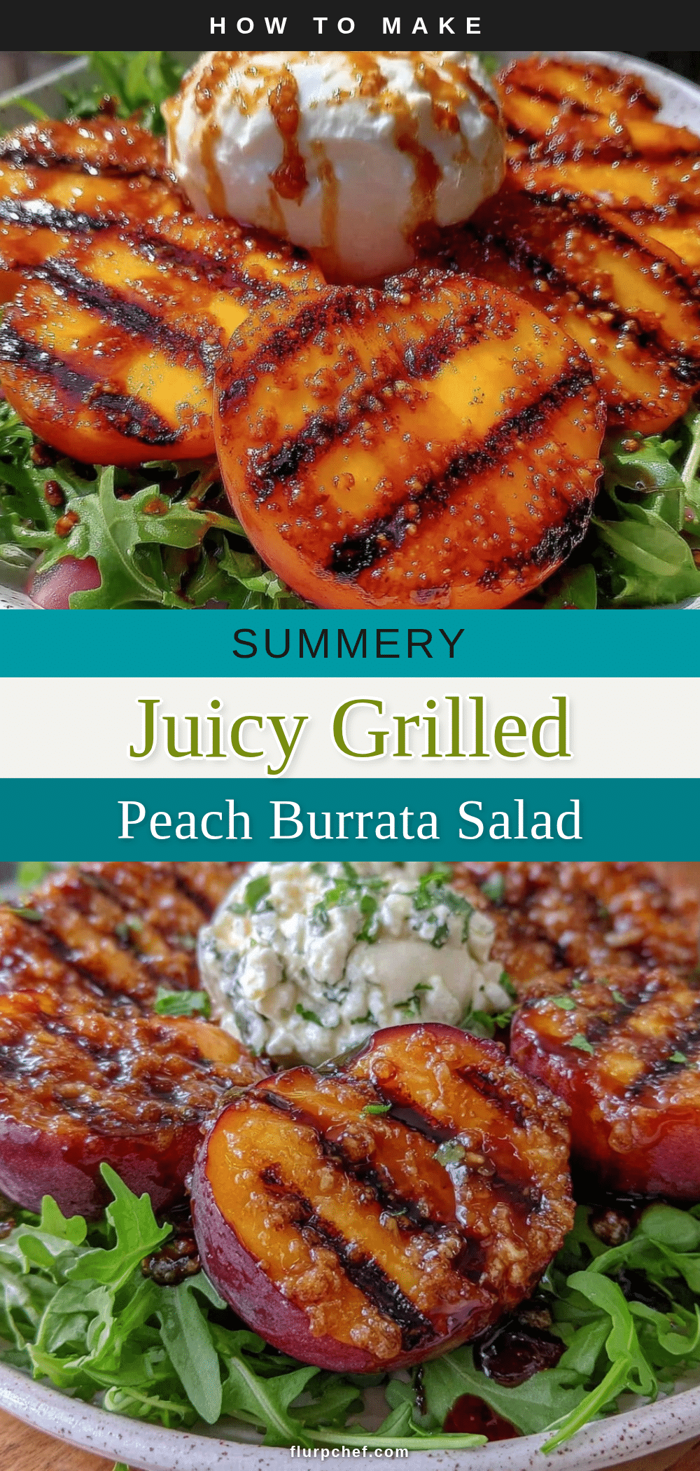 fresh grilled peach burrata salad recipe
