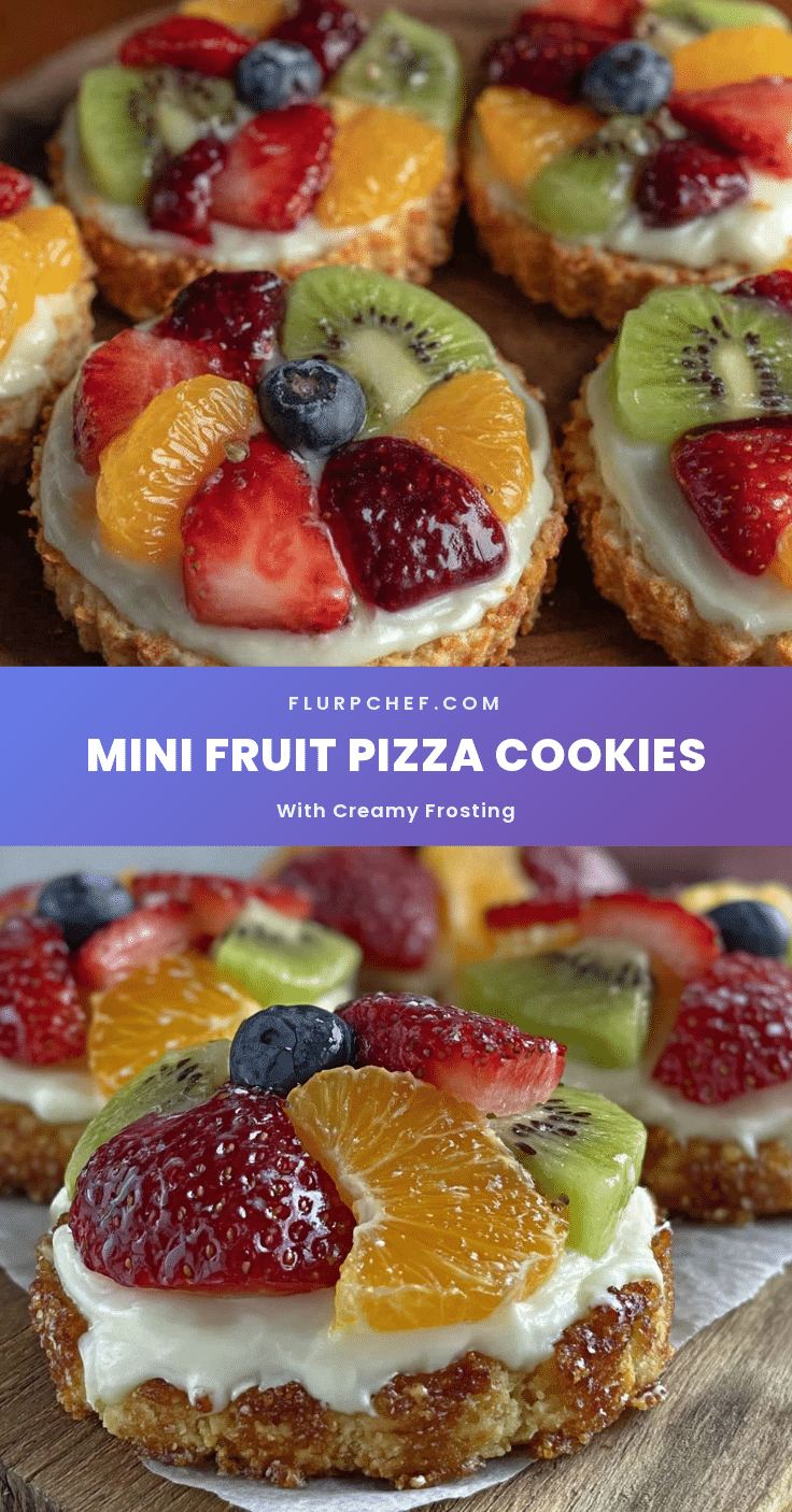 fresh mini fruit pizza sugar cookies recipe