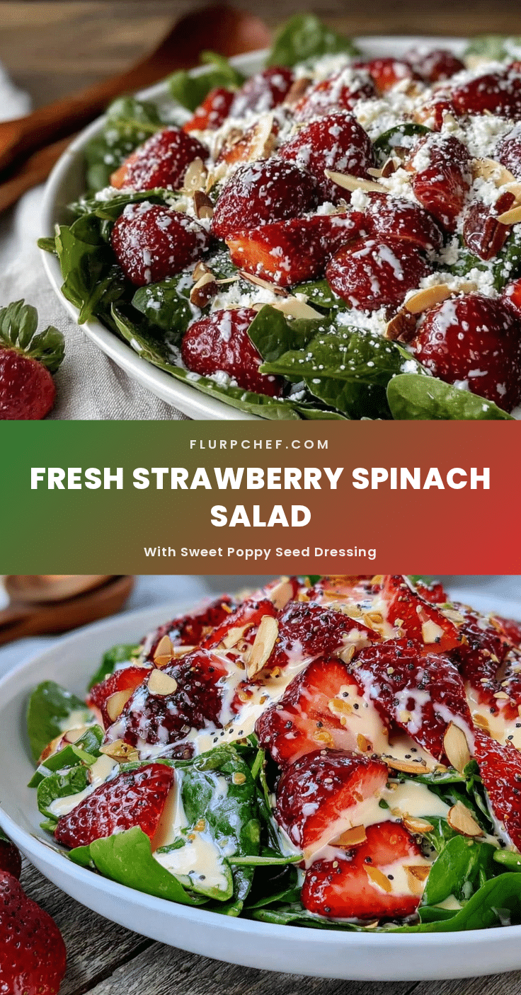 fresh strawberry spinach salad recipe