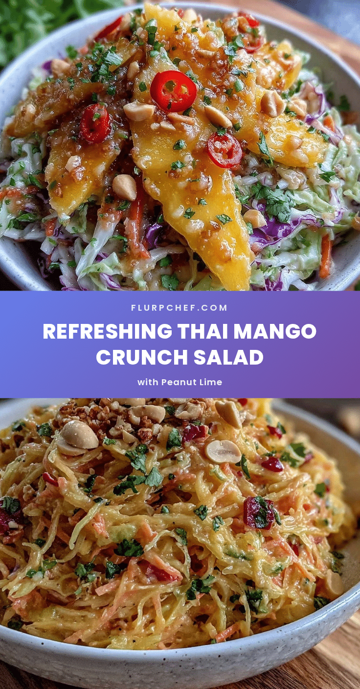 Fresh Thai Mango Crunch Salad recipe