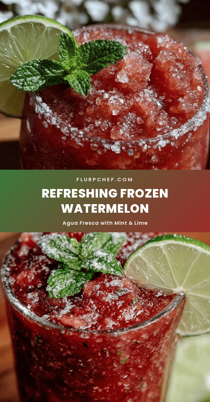 frozen watermelon agua fresca recipe