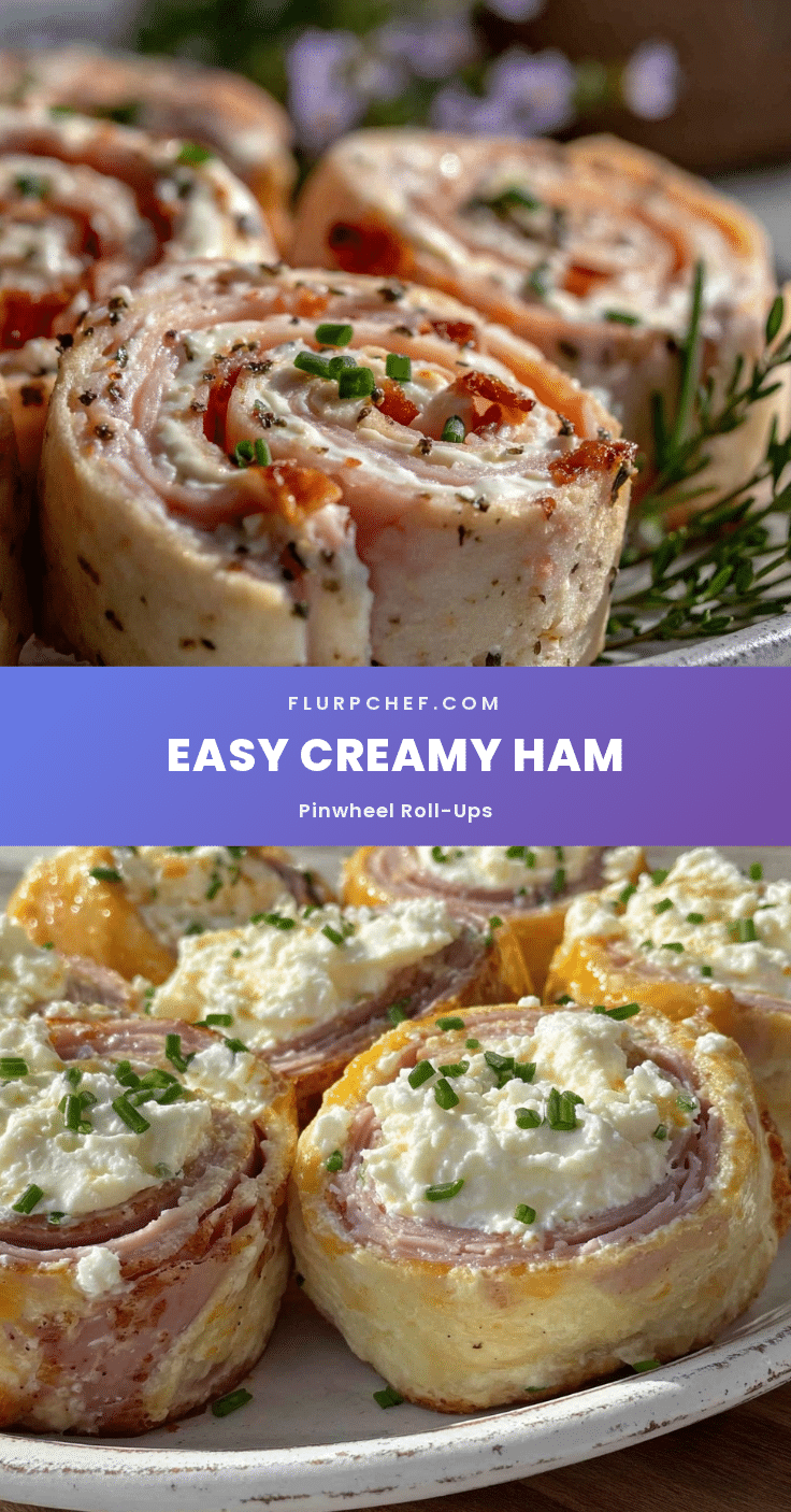 ham and cream cheese pinwheel roll-ups recipe