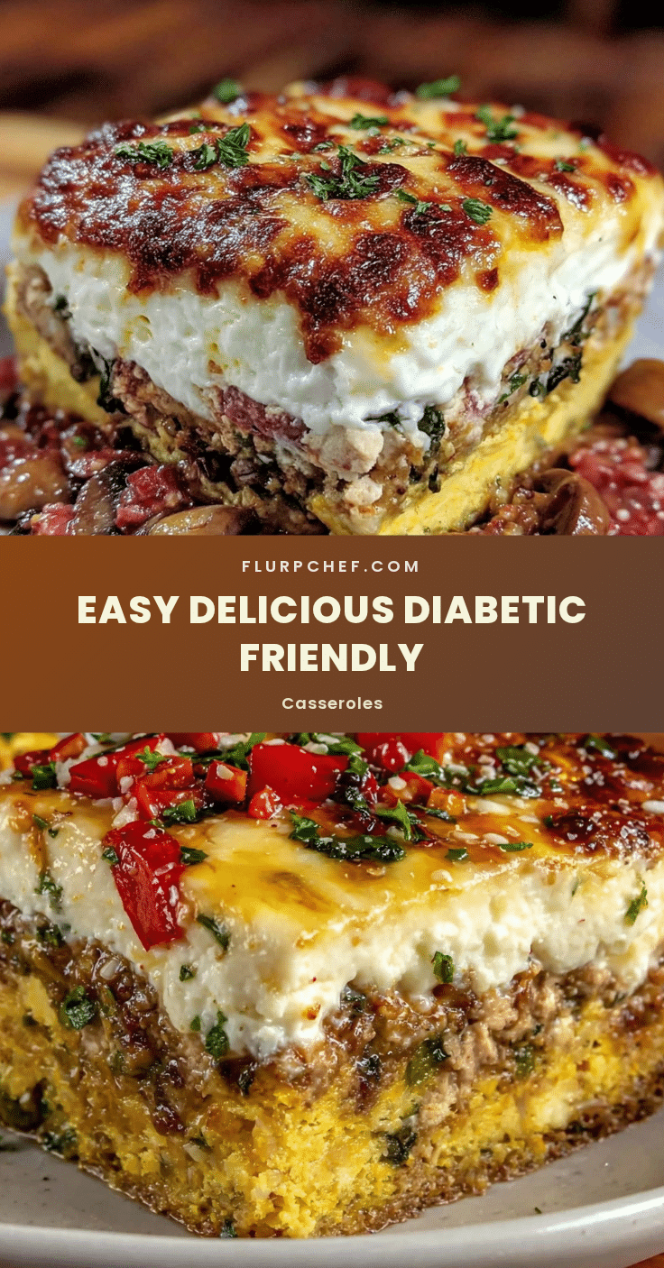healthy diabetic friendly casserole recipe