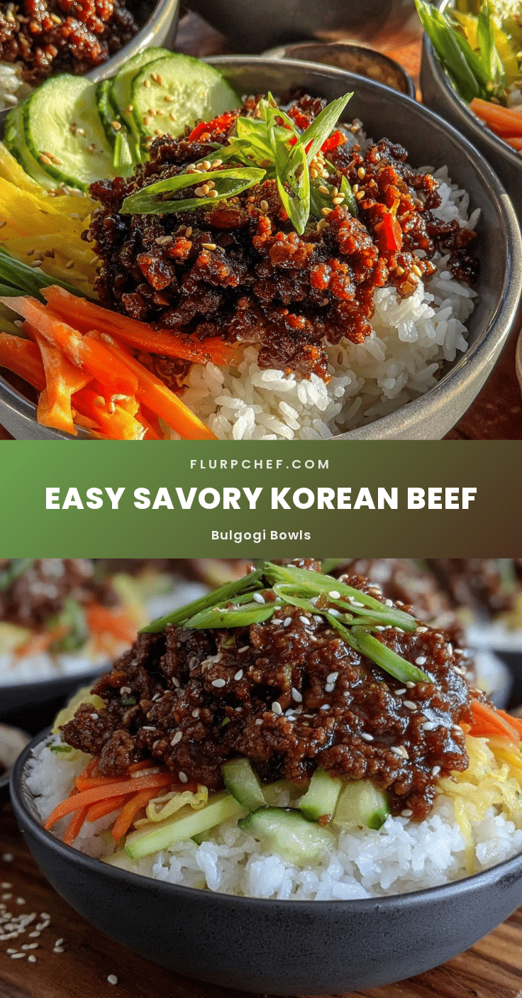 korean ground beef bulgogi bowls recipe