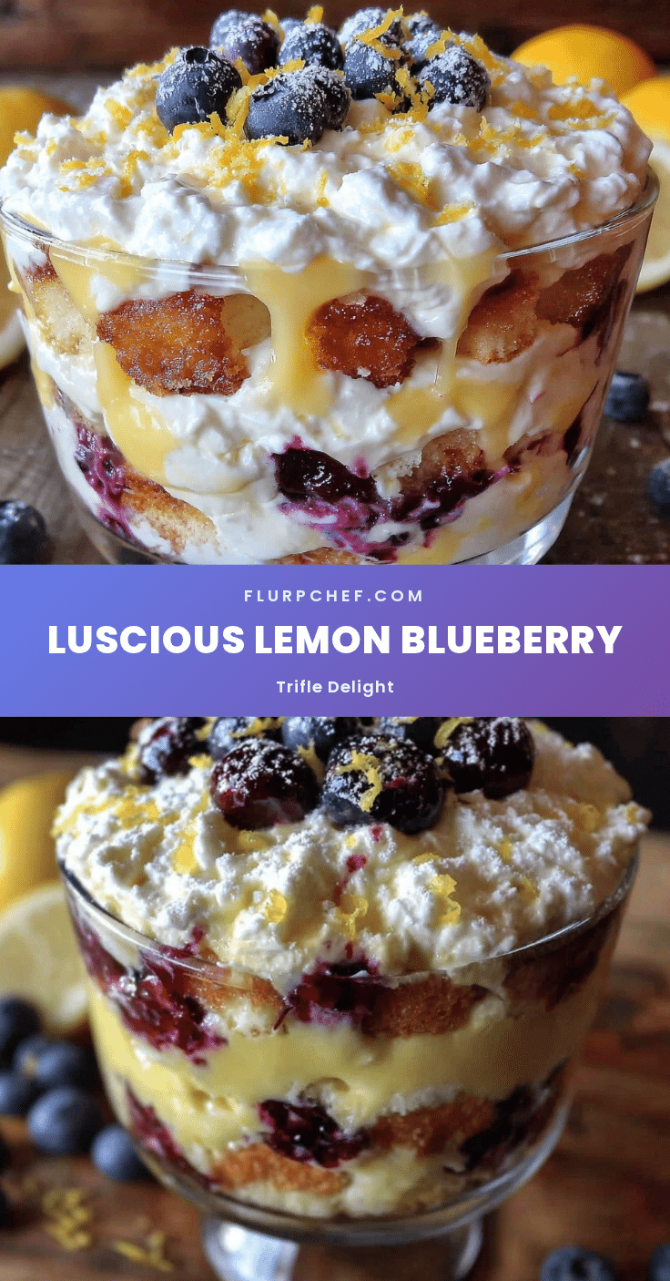 lemon blueberry trifle recipe