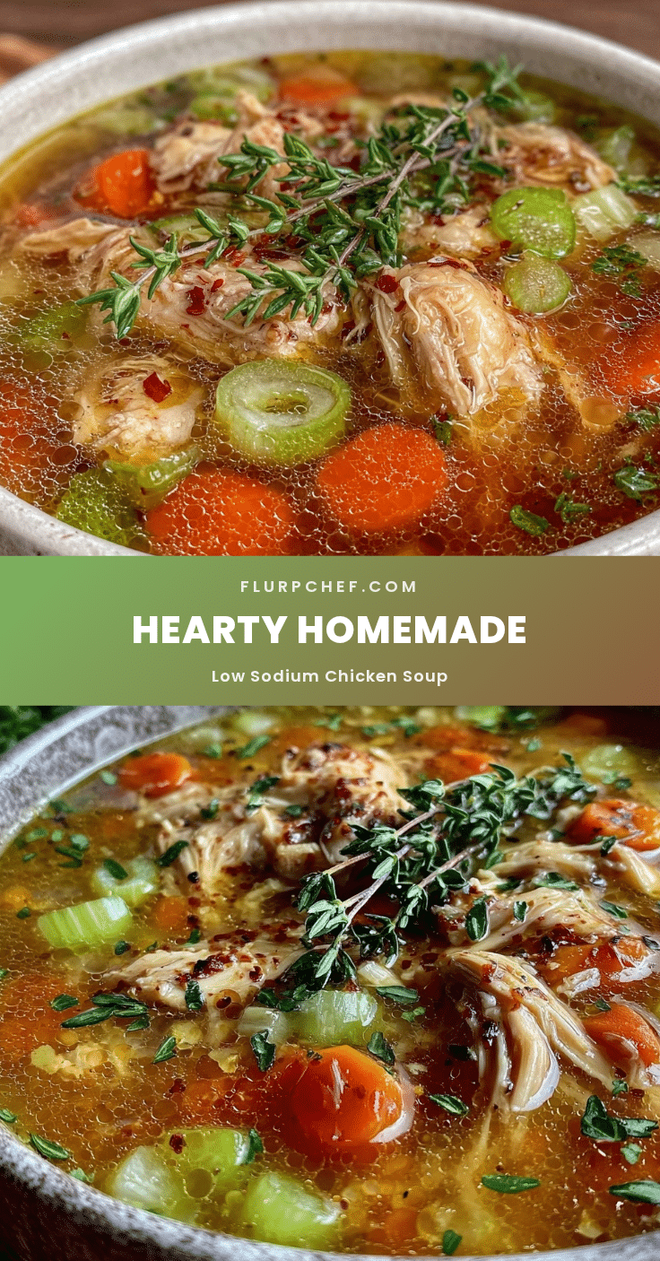 low sodium chicken soup recipe