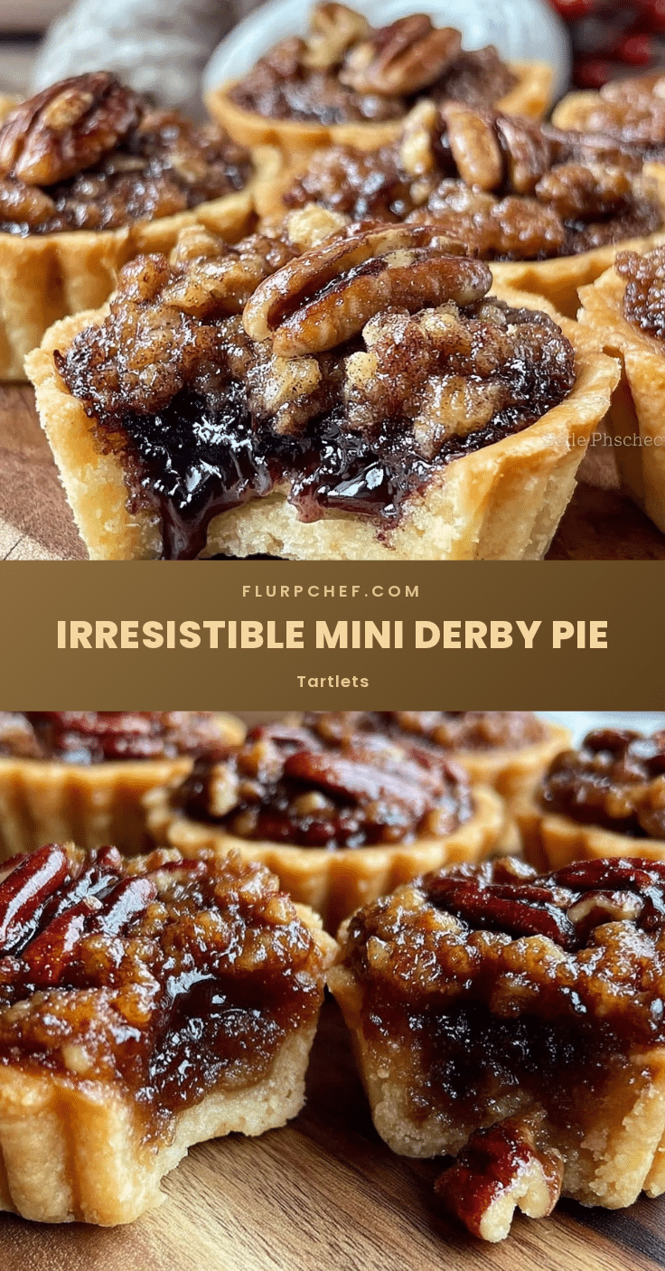 mini derby pie bourbon tartlets recipe