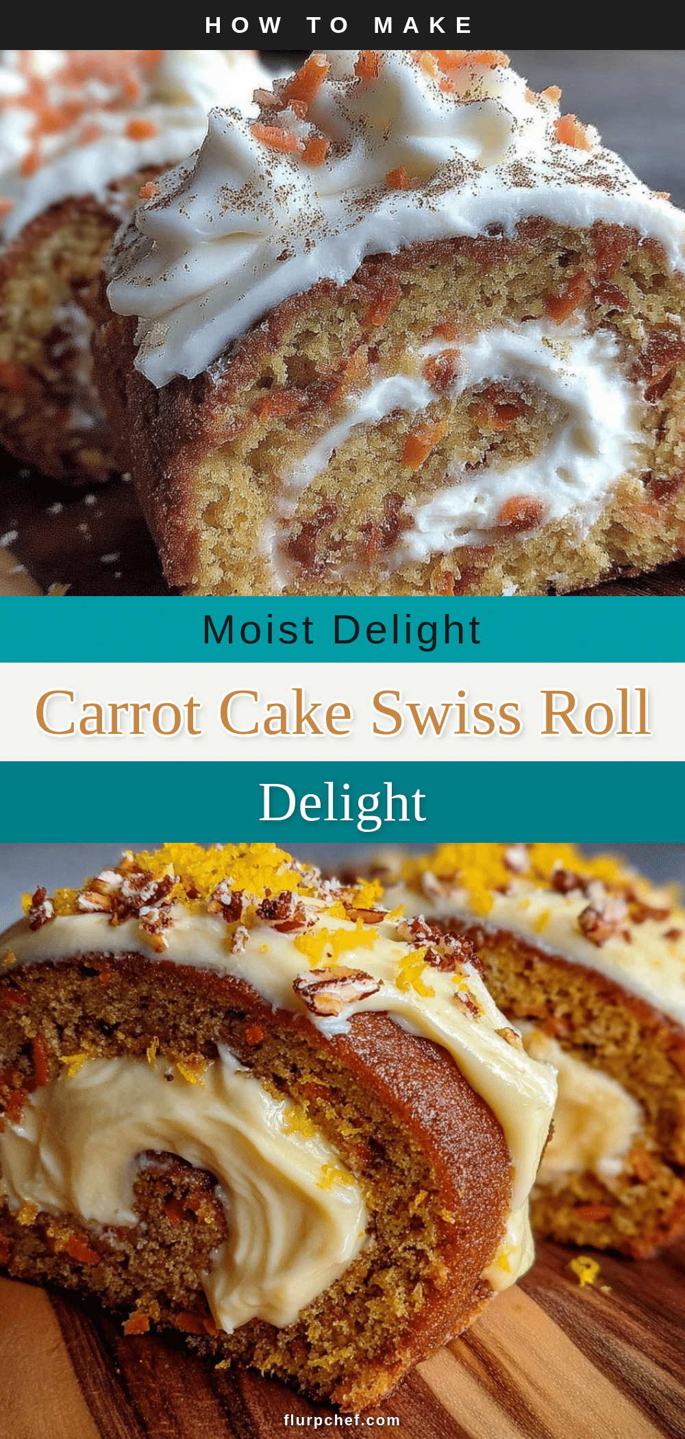 moist carrot cake swiss roll recipe