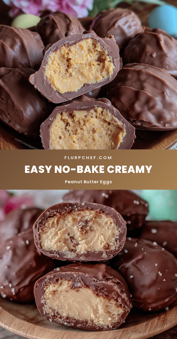 no bake peanut butter Easter eggs recipe