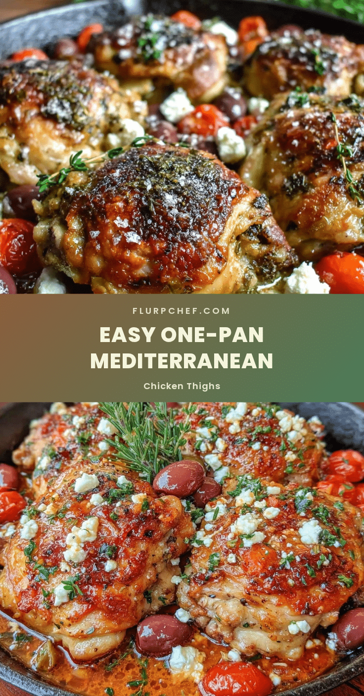 one-pan mediterranean chicken thighs recipe
