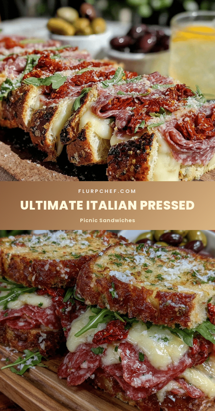 Perfect Italian Pressed Picnic Sandwich recipe