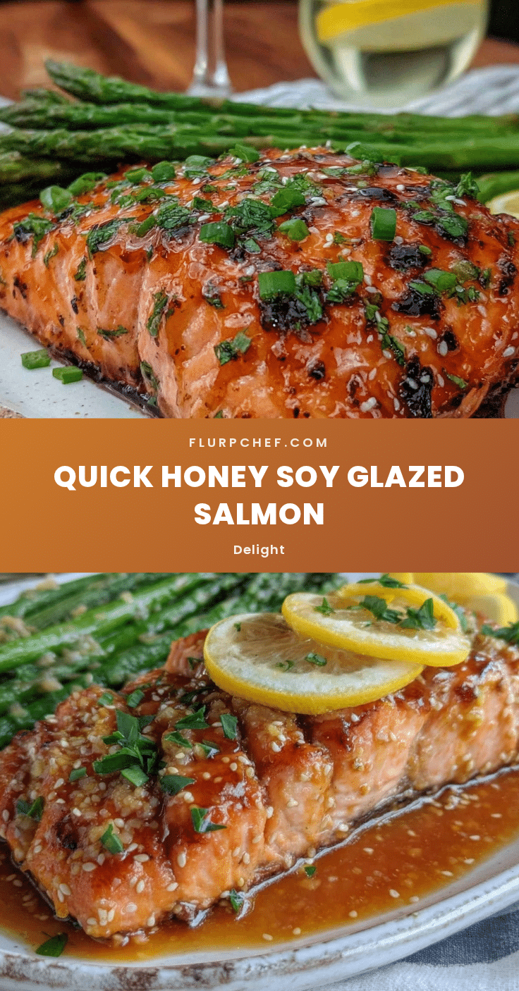 quick honey soy glazed salmon recipe