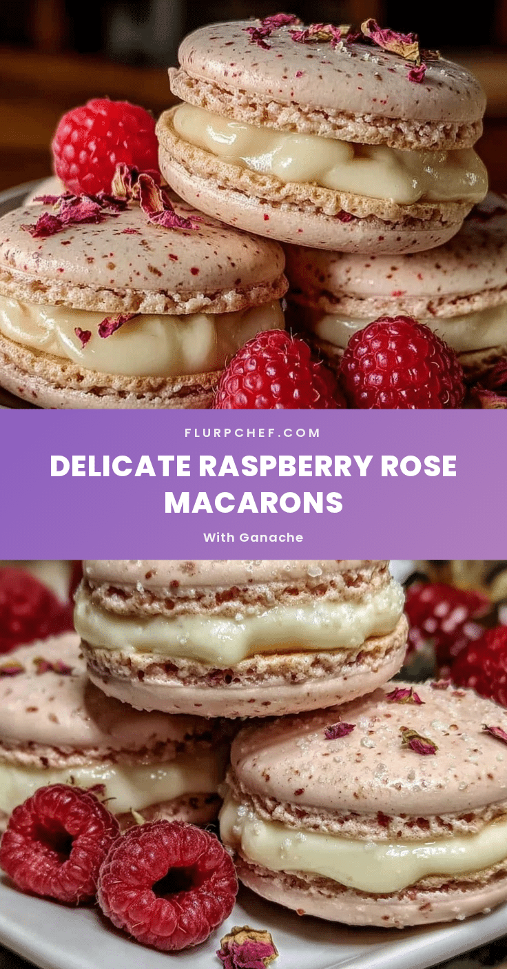raspberry rose macarons recipe