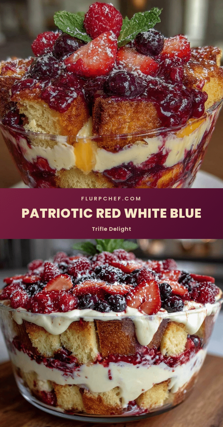 red white and blue trifle recipe